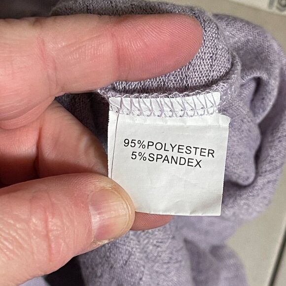 ChicโLavender Knit Button-Sleeve Top XL โ Soft & Stylish Casual Vibes - Picture 9 of 9